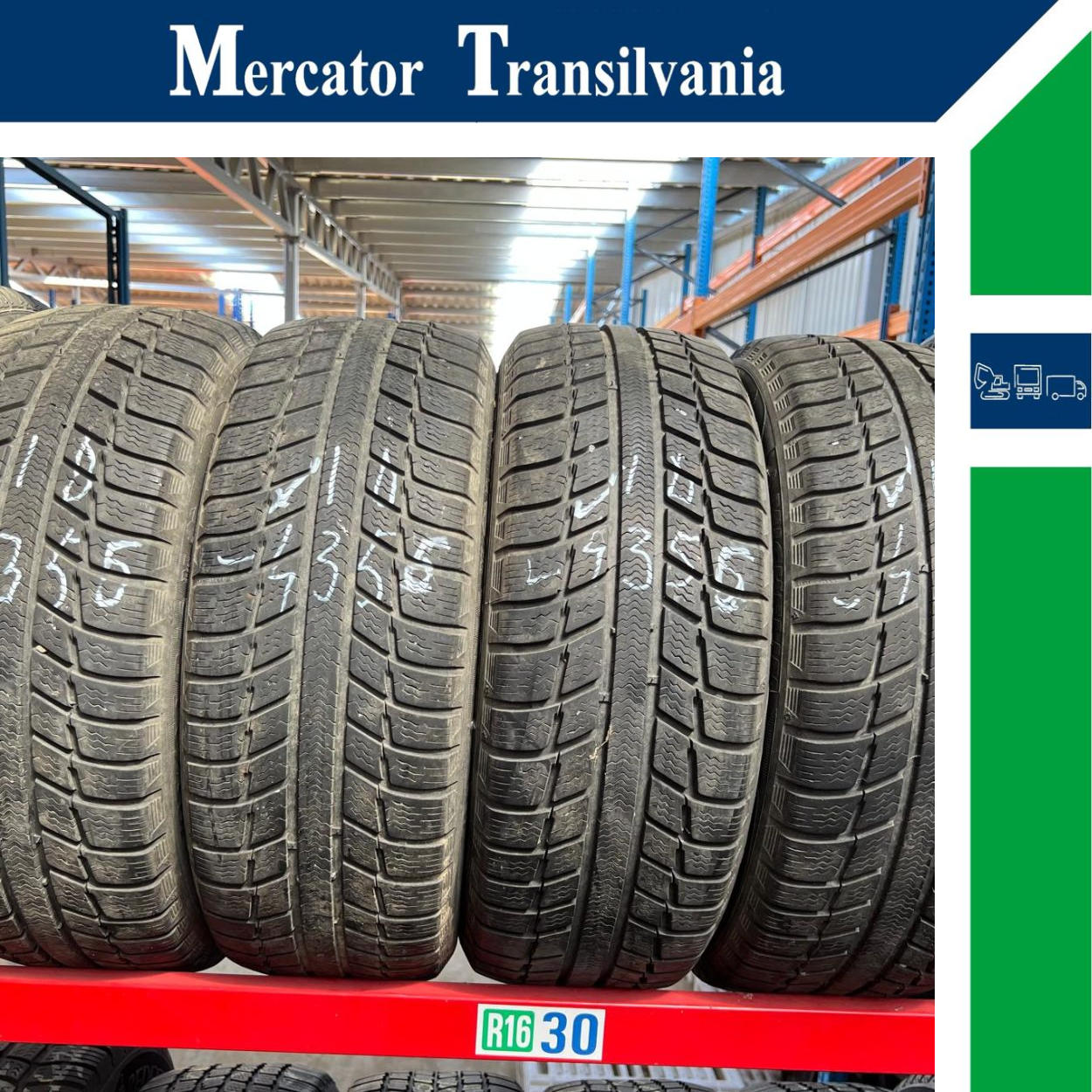 (Second hand) Michelin Primacy Alpin 195/55R16-