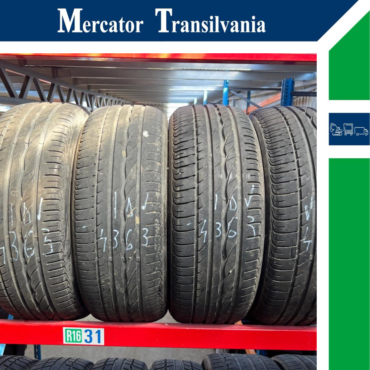 (Second hand) Bridgestone Turanza ER370 195/55R16-