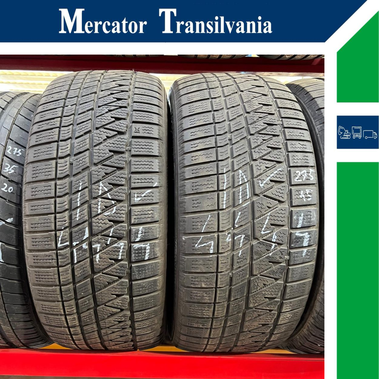 (Second hand) Kumho Winter Kraft 275/45R20-
