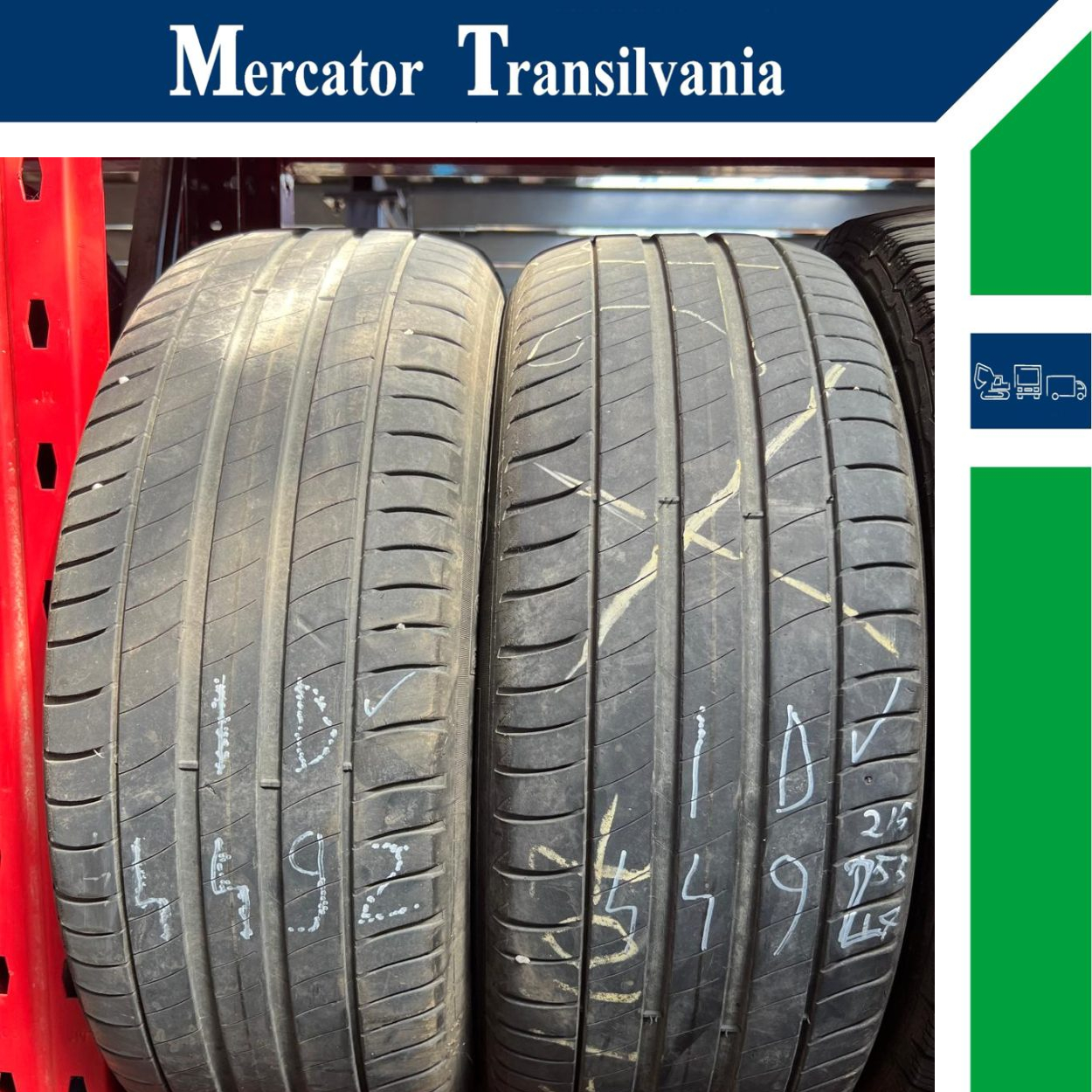 (Second hand) Michelin Primacy 3 215/55R17-