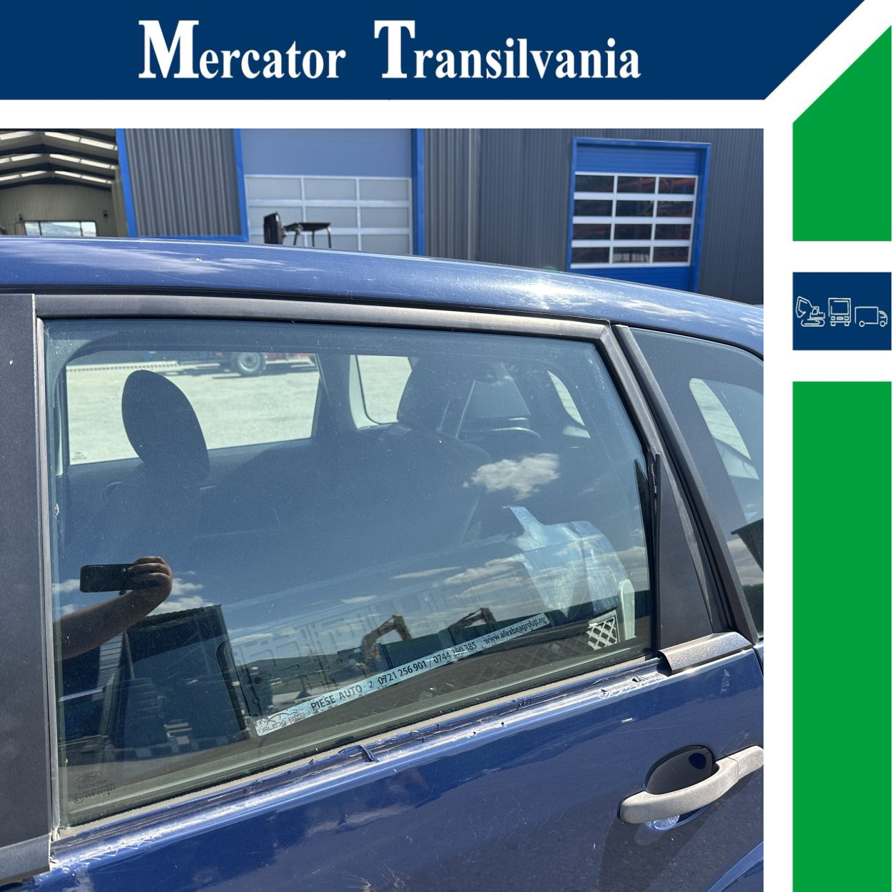Geam usa stanga spate Ford