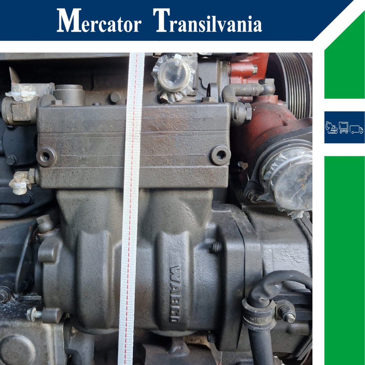 Compresor aer WABCO 1813542, 912 518 207 0,9125182070 Solaris