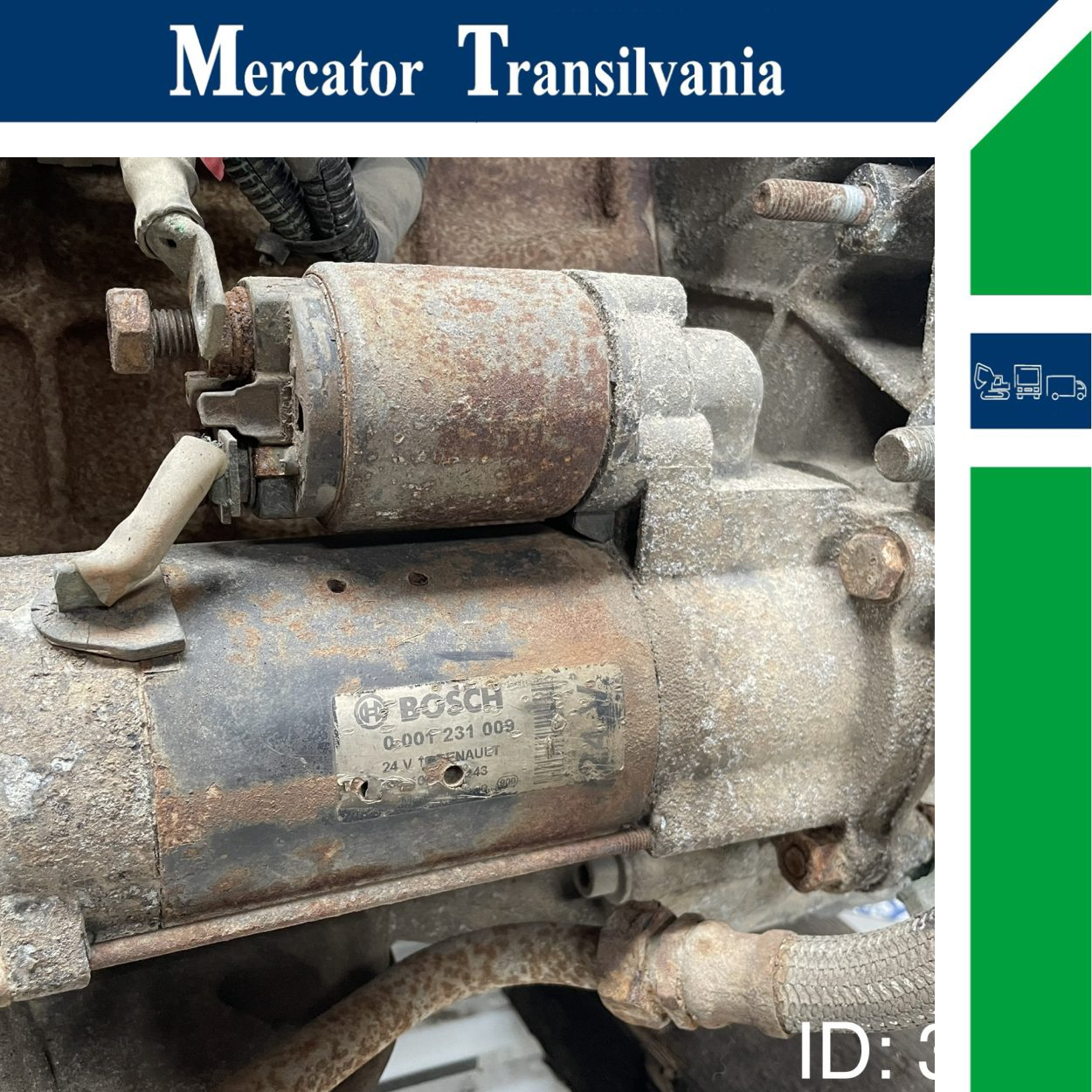 Electromotor Bosch 0 001 231 009 Renault