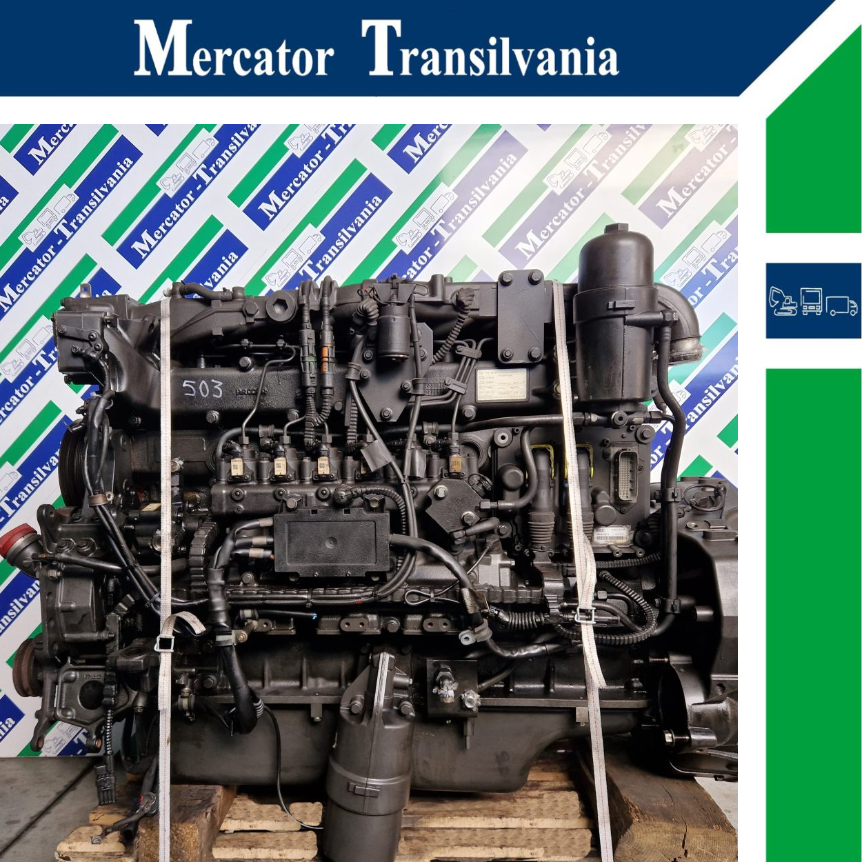 Motor complet cu injecție Paccar PR 183U2,PR183U2 Solaris